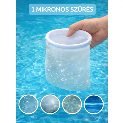 Szűrőzsák 100x990 mm 1 mikron medence vízszűréshez