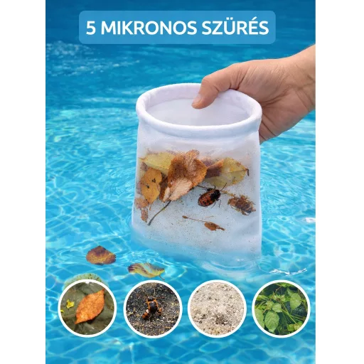 Szűrőzsák 100x990 mm 5 mikron medence vízszűréshez