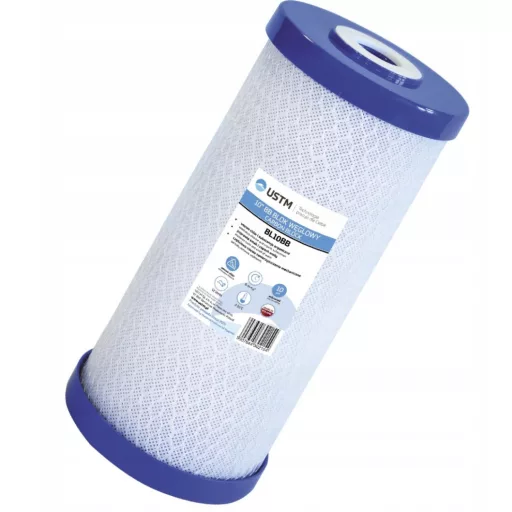 Aktívszenes szűrőbetét FCCBL 10" Big Blue USTM BL-10BB 