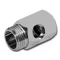 Bekötő-elosztó csatlakozó idom 1/2" x 1/2" x 1/4" fém