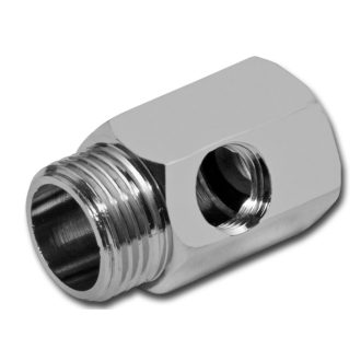   Bekötő-elosztó csatlakozó idom 3/8" x 3/8" x 1/4" fém