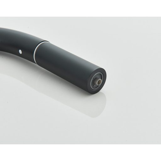 3 utas csaptelep, kihúzható zuhanyfejjel víztisztítóhoz matt fekete