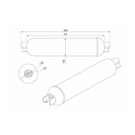 USTM Aqua Line szűrőbetét L-AQUALINE FRESH