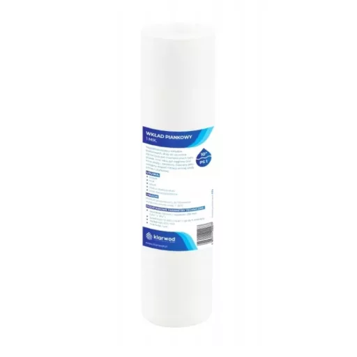 10 db üledék-szűrőbetét FCPS1 10" 1 mikron Klarwod PS1