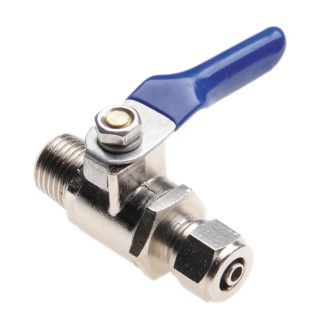 Főelzáró golyós csap 1/4" menet - 3/8"cső