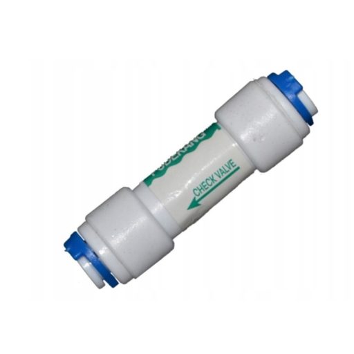 Visszacsapószelep fordított ozmózishoz 1/4" cső x 1/4" cső USTM Q-CV3344