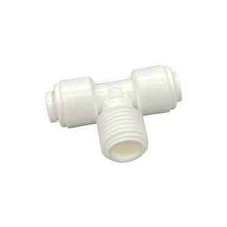   "T" elosztó-idom fordított ozmózishoz 1/4" cső x 1/4" külső menet x 1/4" cső  Q-MBT0404