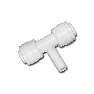   "T" elosztó-idom fordított ozmózishoz 1/4" cső x 1/4" tömlő vég x 1/4" cső  USTM Q-SBT0404