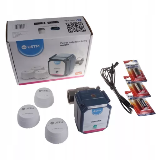 Intelligens vízszivárgás érzékelő USTM 3/4" Smartstop