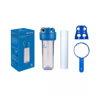   Szűrőház 10" hidegvízre 3/4" csatlakozás komplett Klarwod WF1034KPL