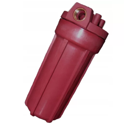 Szűrőház 10" melegvízre 1/2" csatlakozás USTM WFHOT12