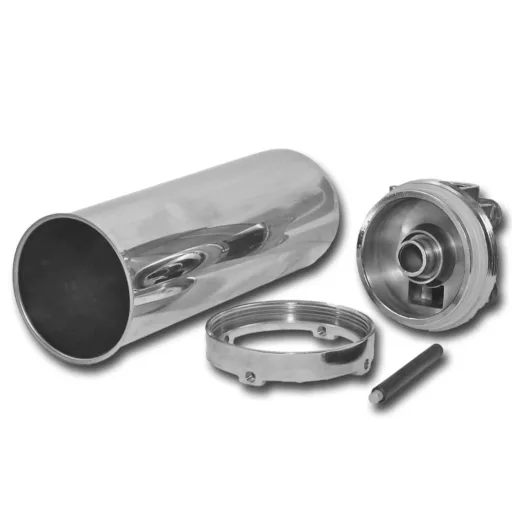 Szűrőház rozsdamentes 10" melegvízre 1/2" csatlakozás USTM WFHOTSS12