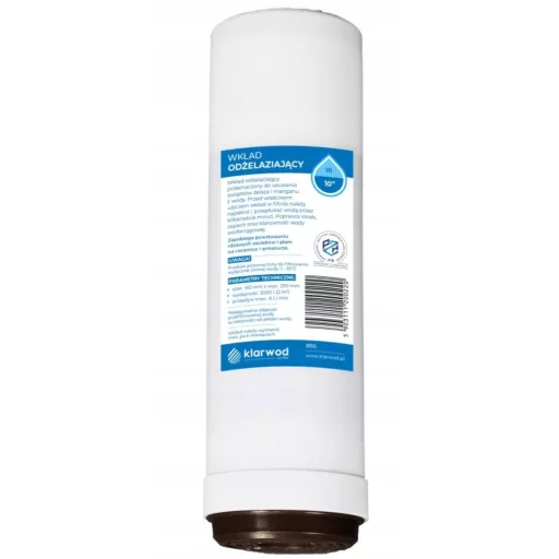 Víztisztító szett, vasas vízhez 10" 1"csatlakozás USTM WFW1IR