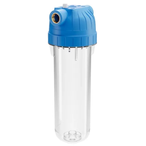 Szűrőház 10" hidegvízre 3/4" csatlakozás komplett USTM WFW34EMIKPL