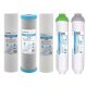 Set cartuse filtrante, USTM, Spuma de carbon, Alb/Gri