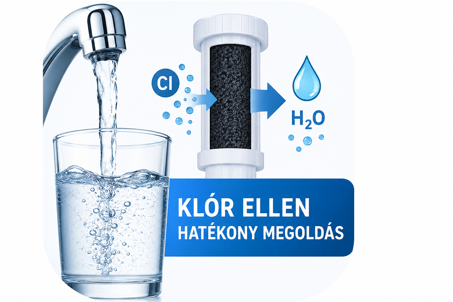 Klóros a csapvíz? Mit lehet tenni ellene?